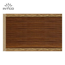 INTCO Wholesale Quick Install Home Decor Wood Texture Wall 10cm Baseboard Waterproof Trim